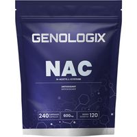 Genologix NAC (N-Acetyl L-Cysteine) (Antioxidant) - 120 Day Supply